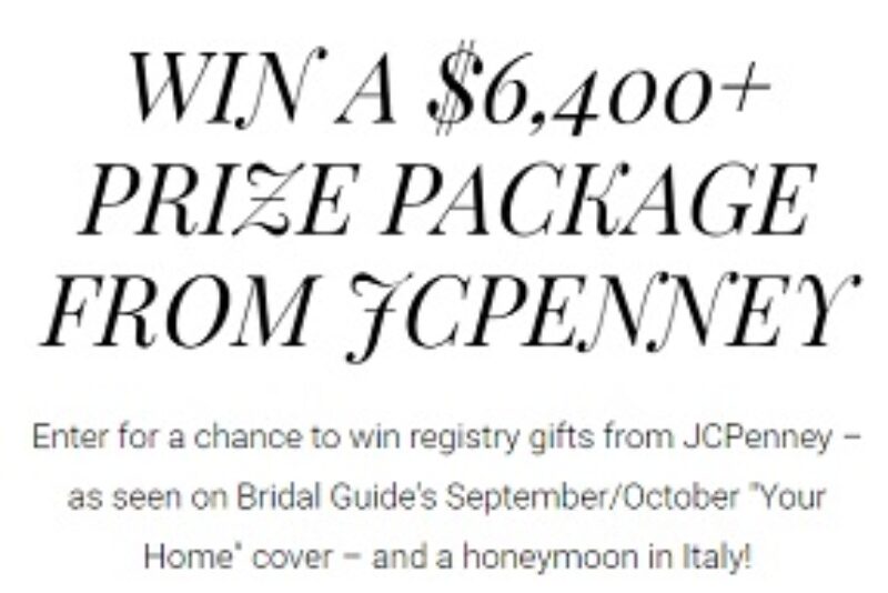 Win JCPenney $6k Bridal Package