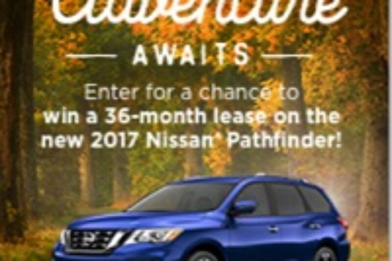 Win a 2017 Nissan Pathfinder