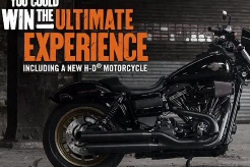 Win Harley Davidson Motor Cycle