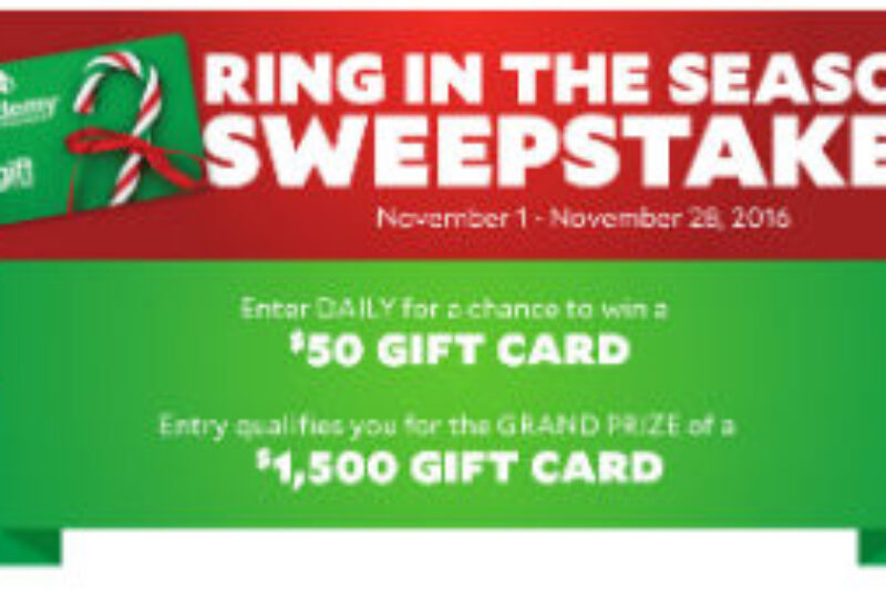 Win $1500 Gift Card
