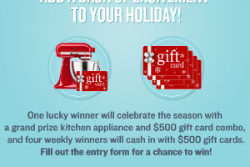 Win KitchenAid Mixer & Gift Card