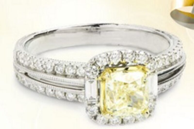 Win One Carat Yellow Diamond Ring