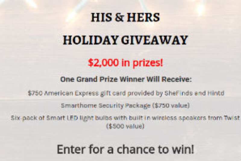Win $2k Smarthome Prize Package
