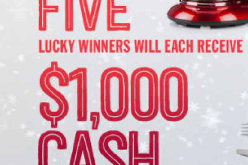 Win $1k Holiday Shopping Spree