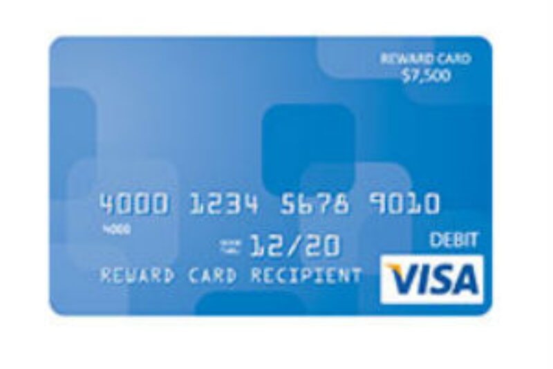 Win $7,500 Visa Reward Card