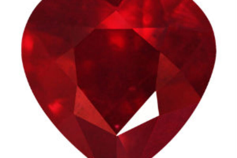 Win $2K Red Ruby Heart