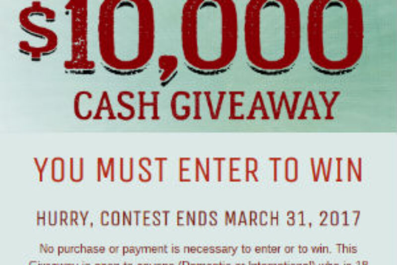 Win $10,000 In Cash