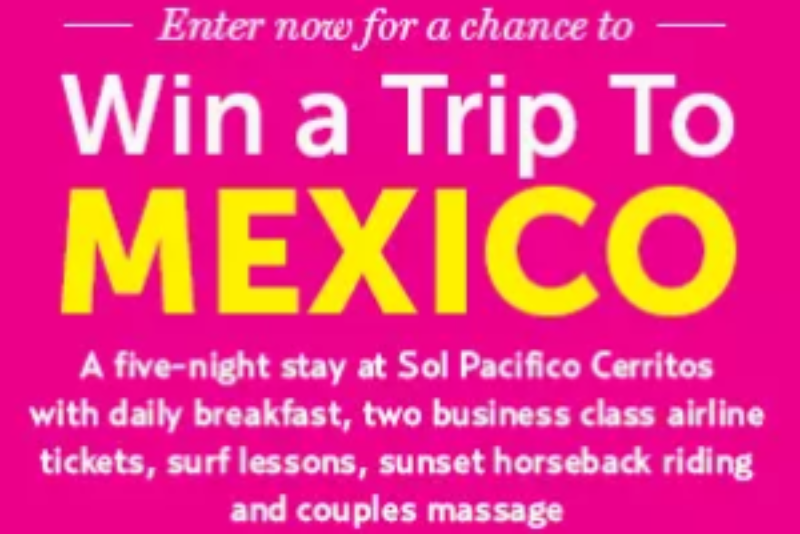 Win Trip to Mexico