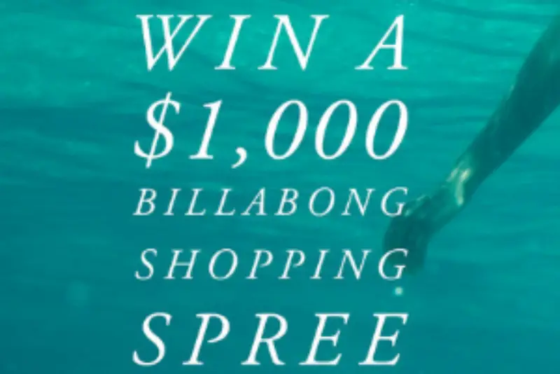 Win $1K Billabong Shopping Spree