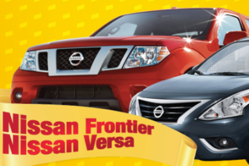 Win 1 of 2 Nissan Vehicles