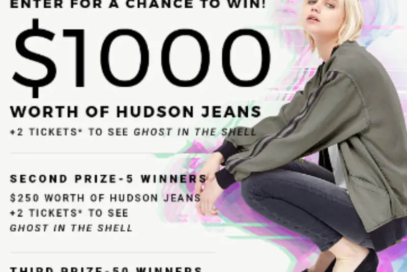 Win $1K of Hudson Jeans