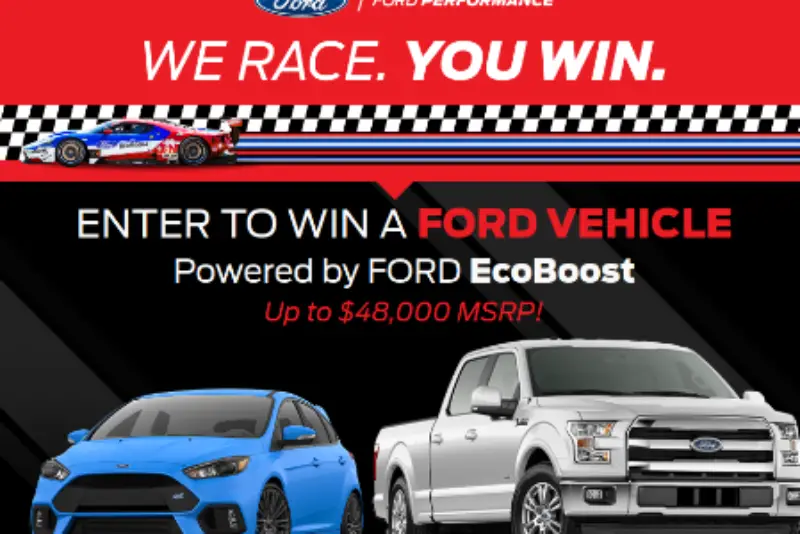 Win a Ford Vehicle