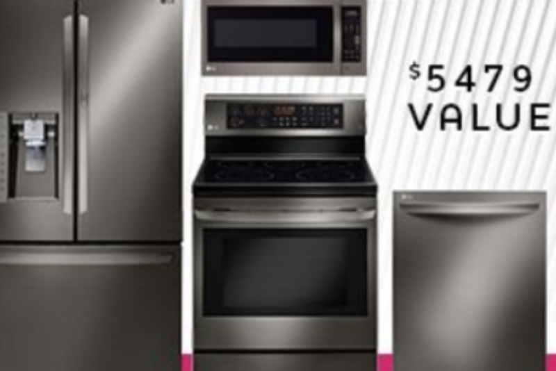 Win A LG Black Stainless Kitchen Set