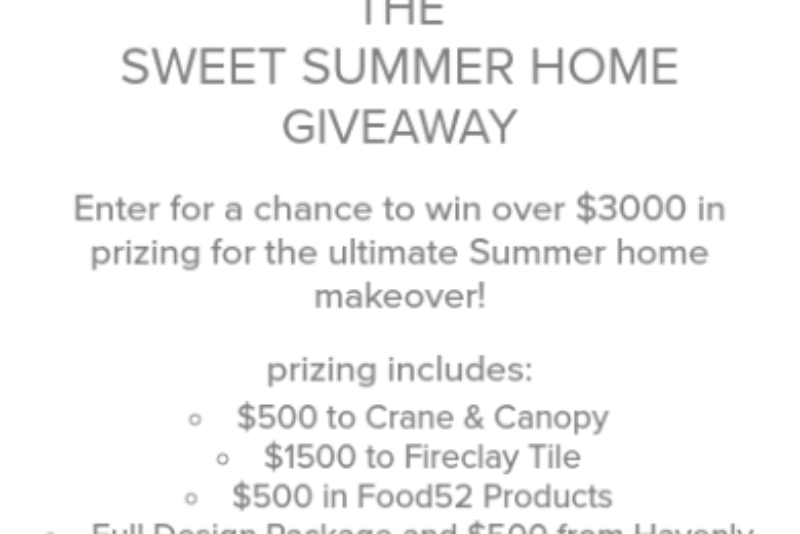 Win A Summer Home Makeover