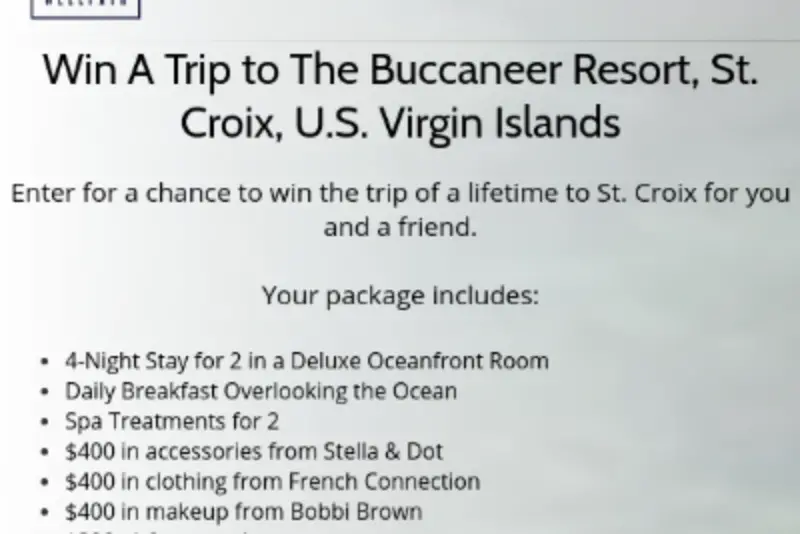 Win A Trip to St Croix