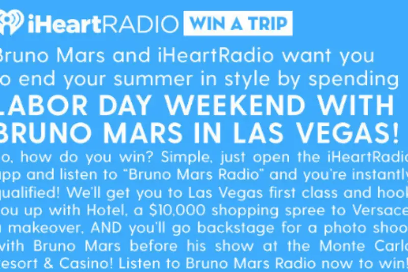 Win A $10K Shopping Spree from Bruno Mars