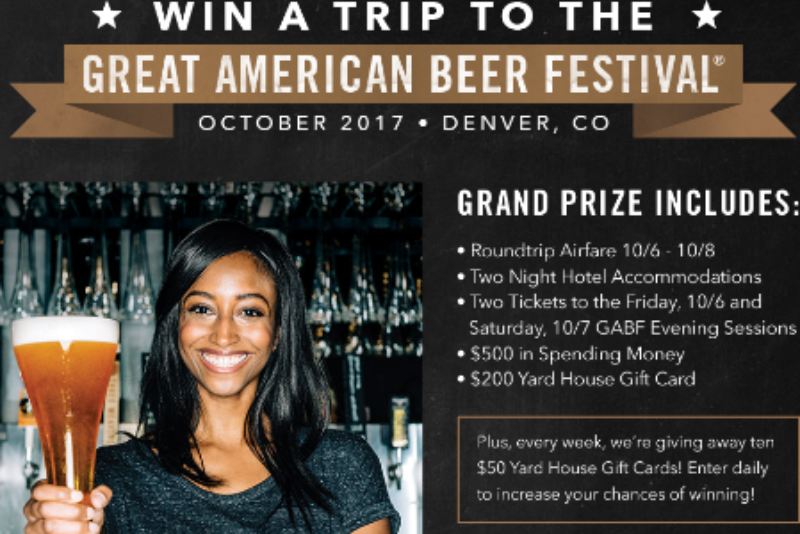 Win A Trip to The Great American Beer Festival