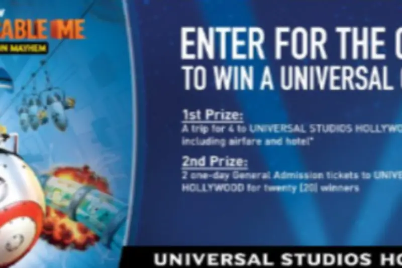 Win A Universal Studios Getaway