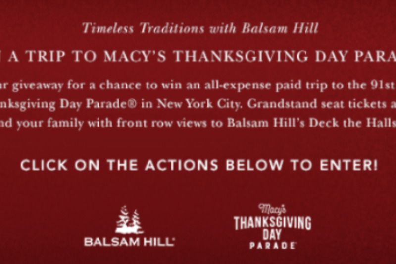 Win A Trip to Macy's Thanksgiving Day Parade