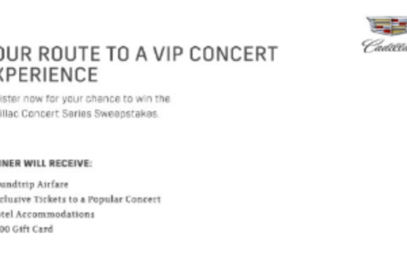 Win Concert Tickets of Your Choice