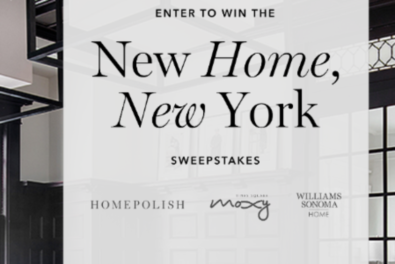 Win A Trip to NYC & William Sonoma $1K Shopping Spree