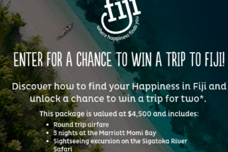 Win a Trip to Fiji
