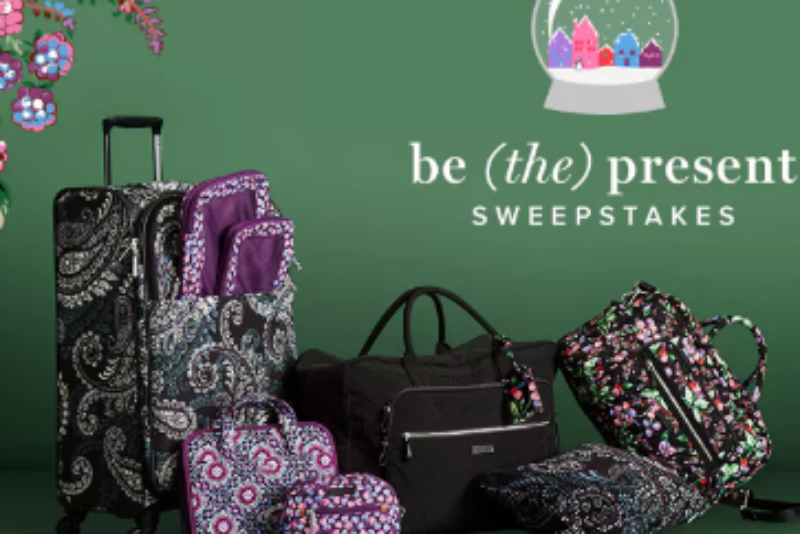 Win Trip Home For the Holidays & Vera Bradley Gift Set