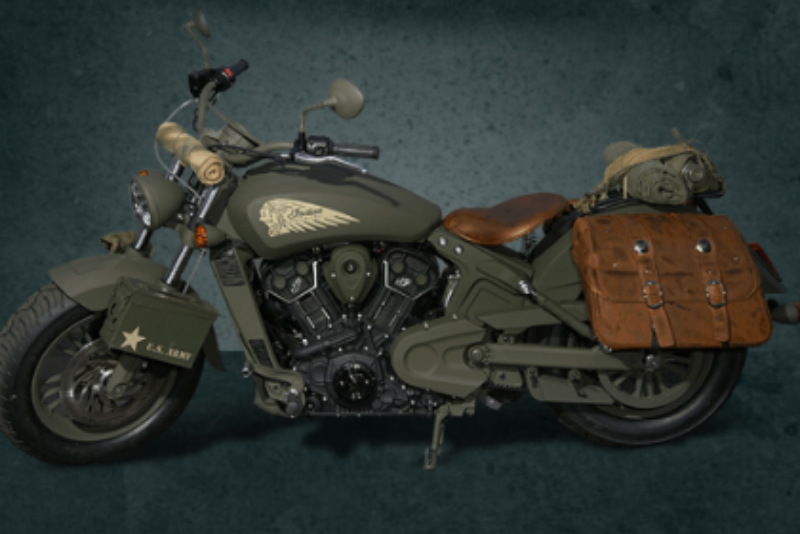 Win An Indian Scout Custom WWII Motorcycle