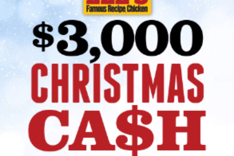 Win $3K Christmas Cash
