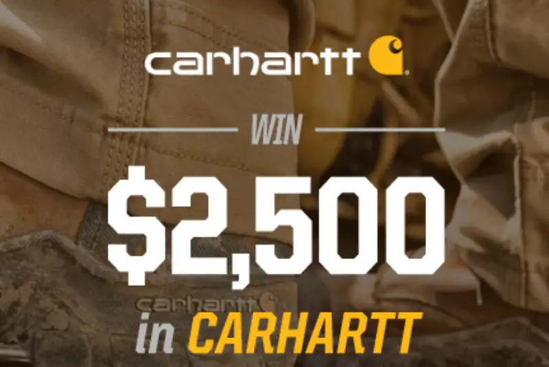 Win A $2,500 Carhartt Shopping Spree