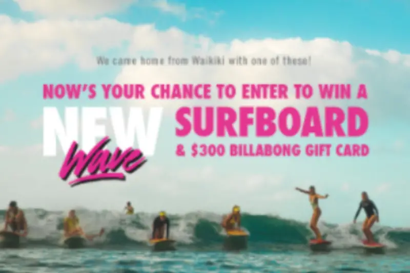 Win A $1,300 Billabong Surf Prize Pack