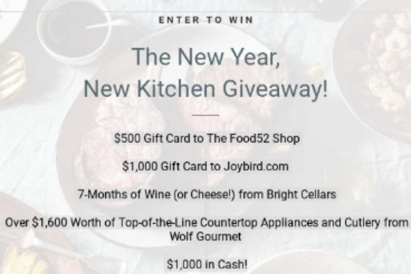 Win  $4K in Kitchen Prizes