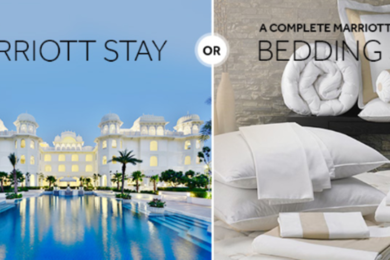 Win A Marriott Bedding Set & Free Hotel Stay