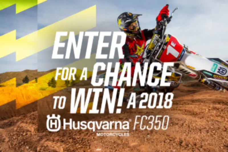 Win A 2018 Husqvarna Motorcycle