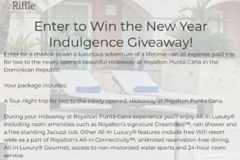 Win A Luxurious Trip To The Dominican Republic