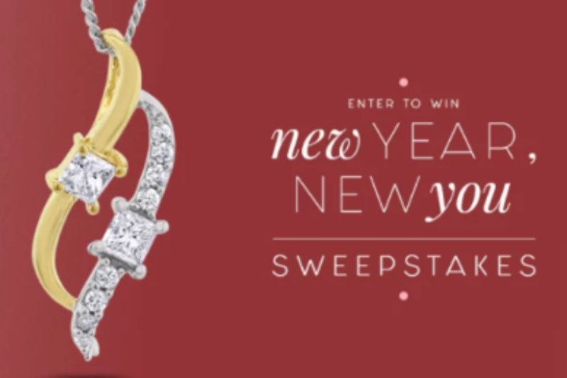 Win 14K Gold Diamond Two-Stone Necklace