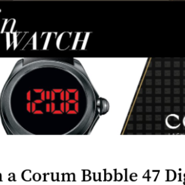 corum bubble digital