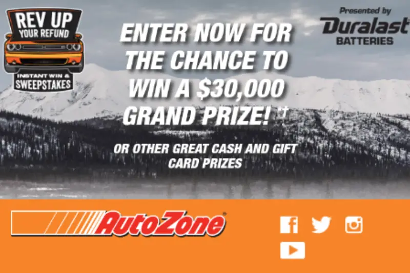 Win $30K From AutoZone