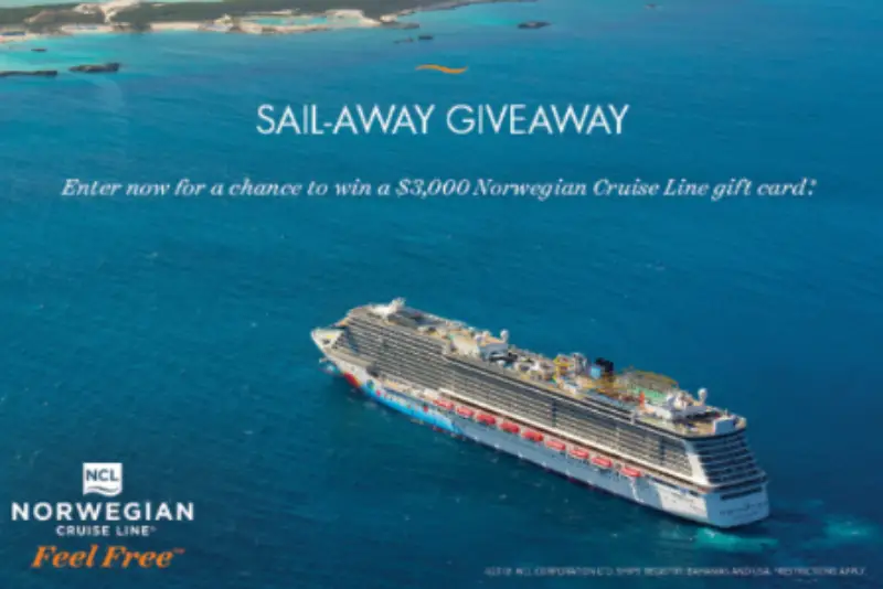 Win A $3K Norwegian Cruise Line Gift Card