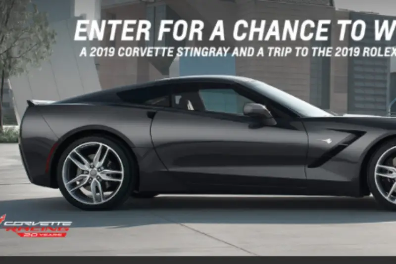 Win A Stingray Corvette & Trip to 2019 Rolex 24