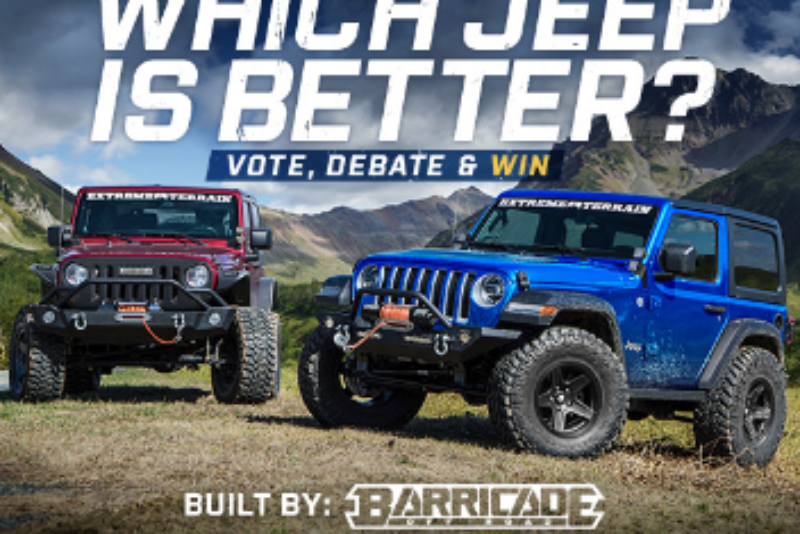 Win A Jeep Wrangler JK or A Jeep Wrangler JL