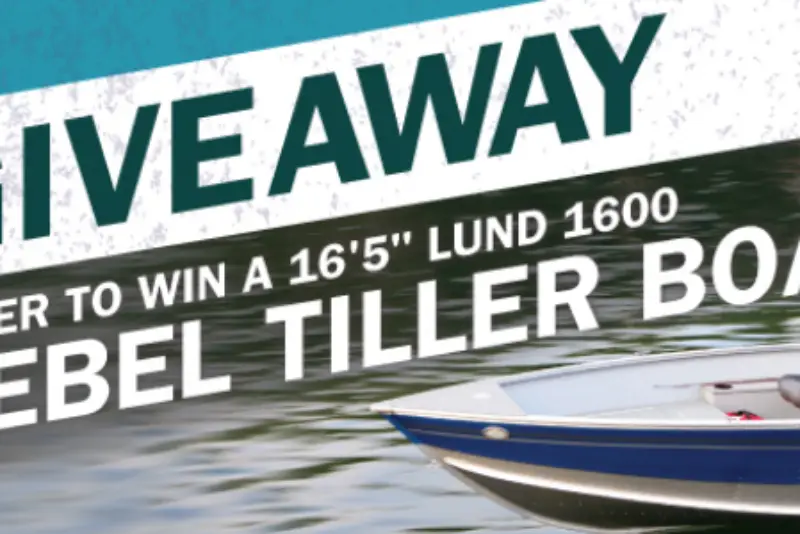 Win A 16'5" Lund 1600 Rebel Tiller Boat