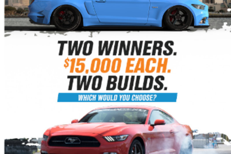 Win 1 of 2 $15K Mustangs