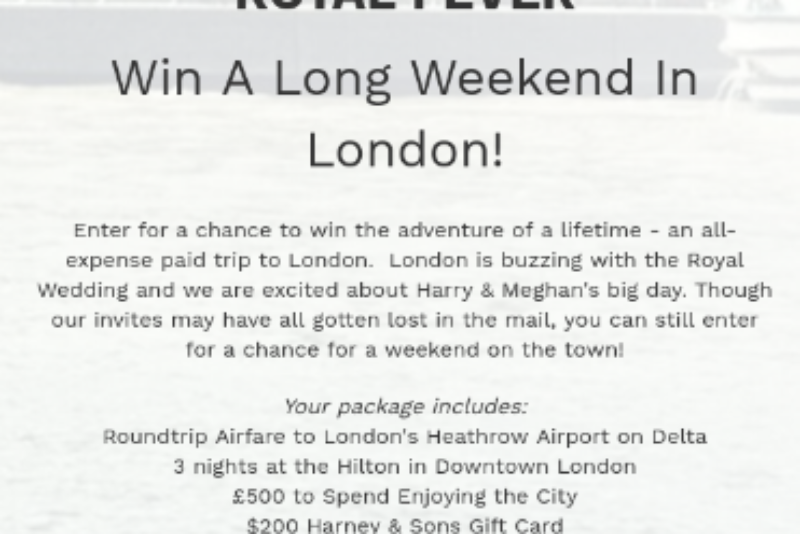 Win A Long Weekend in London