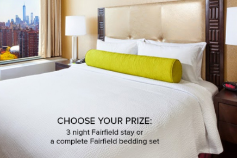 Win Hotel Stay or Bedding Set