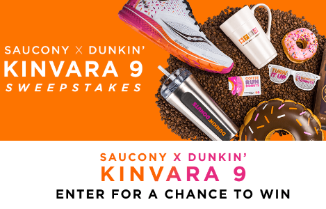 saucony dunkin kinvara 9