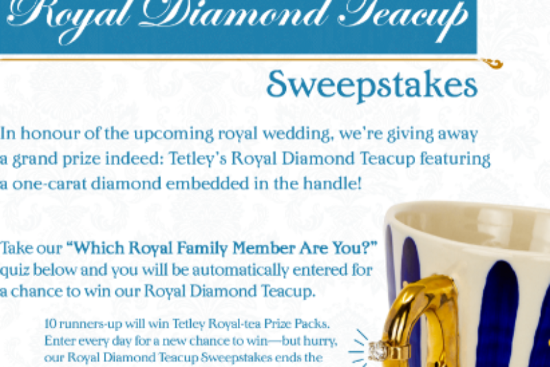 Win A Royal Diamond Teacup & More!