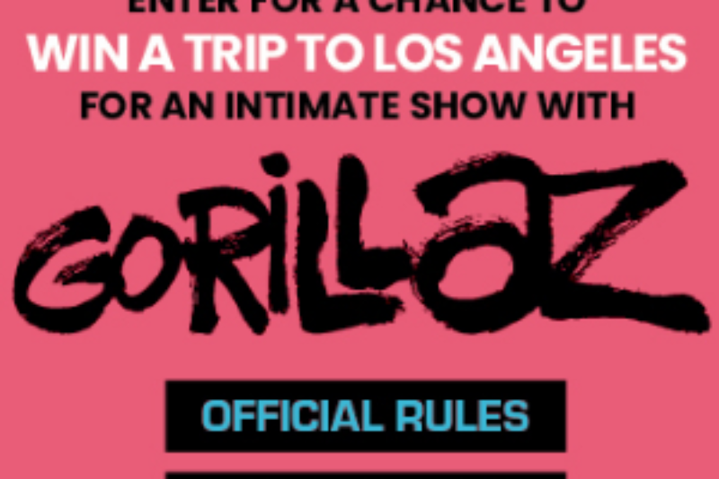 Win a Trip to see Gorillaz in LA