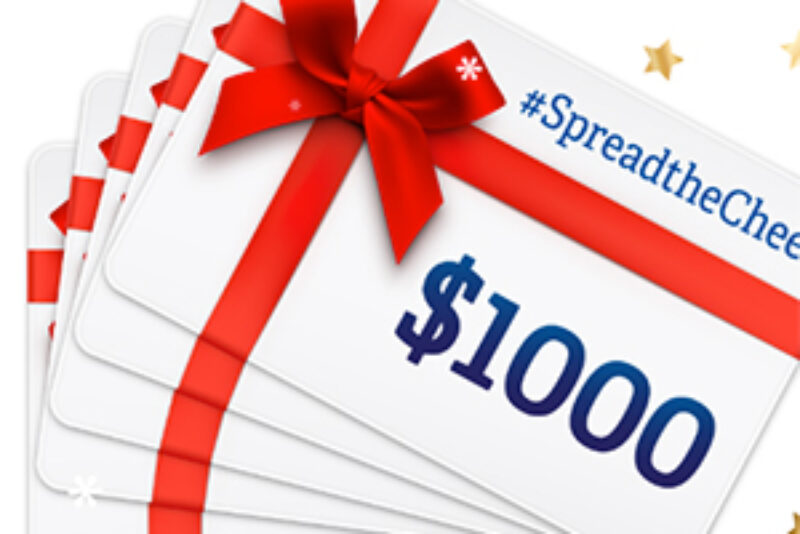 Win 1 of 5 $1K Visa Gift Cards