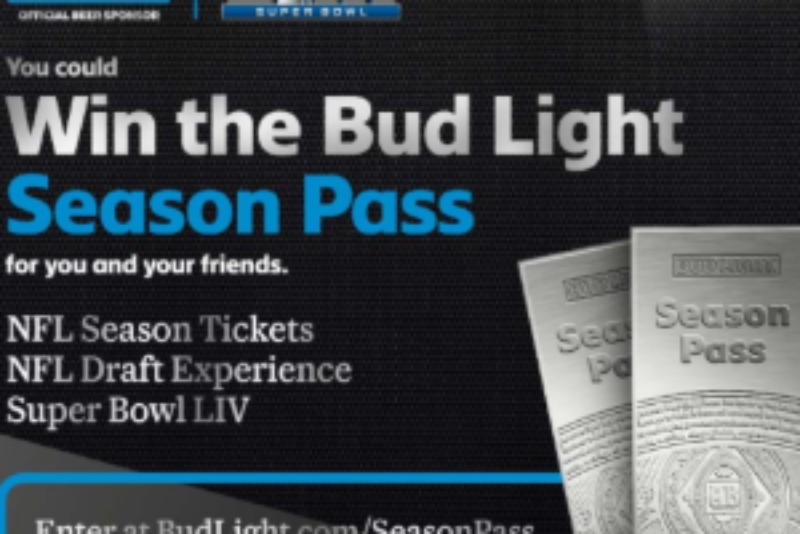 Bud Light: Win NFL Season Tickets & More